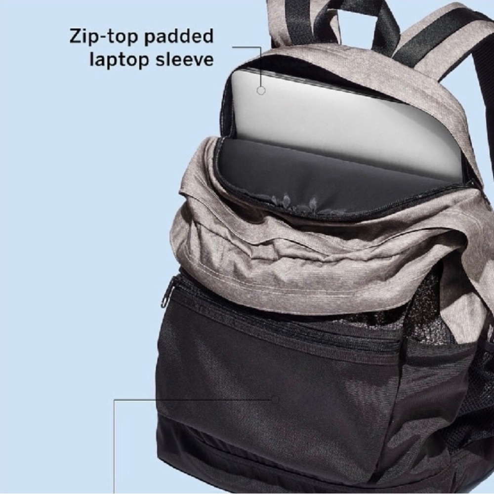 Victoria's Secret PINK Campus Backpack Snow/Gray Camo - Picture 3 of 9